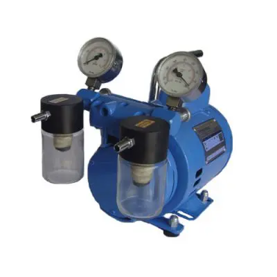 Bomba de Vácuo e Ar Comprimido – Isenta de Óleo – Vácuo Máximo (A nível do mar) 850 mbar / 670 mm/hg / 26 Pol/Hg – Modelo 121 | Prismatec - Botuláb-Equipamentos-e-Produtos-para-Laboratórios