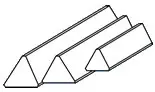 Barra Magnética Colorida - Triangulares