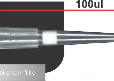 Ponteira com filro 100ul Universal