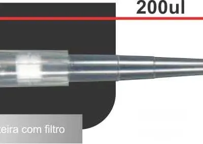 Ponteira com filro 200ul Universal