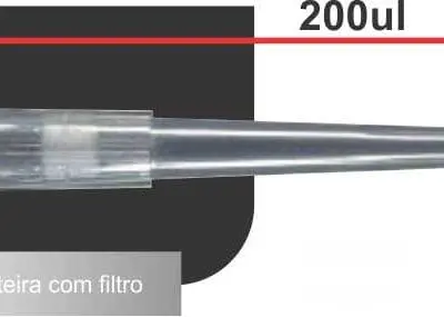 Ponteira com filro 200ul Universall
