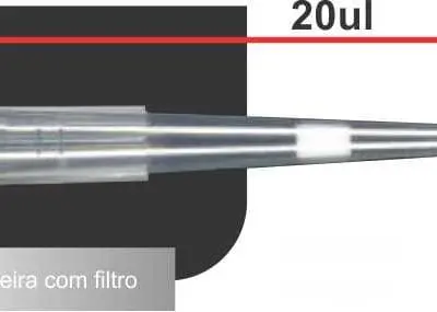 Ponteira com filro 20ul Universal