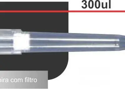 Ponteira com filro 300ul Universal