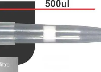 Ponteira com filro 500ul Universal
