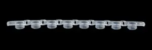 Tampa para PCR em strip 0,2 ml - PCR-02-FCP-C - Axygen