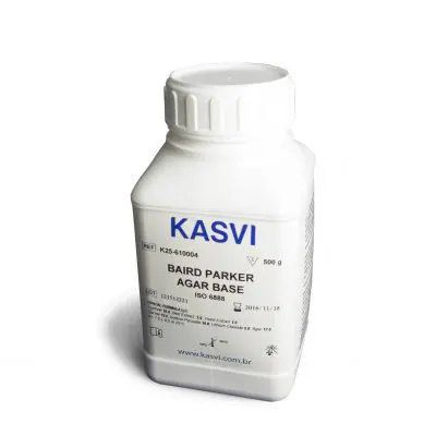 Agar Baird-parker Base - Frasco 500g - Kasvi