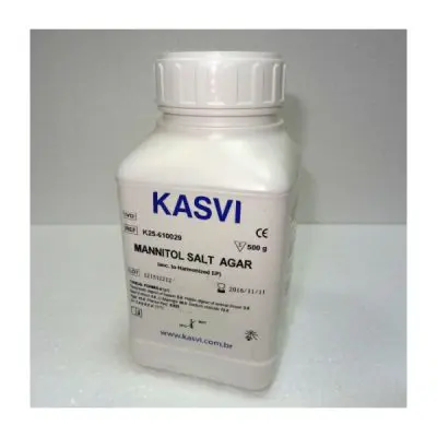 Agar Sal Manitol - Frasco 500g | Kasvi