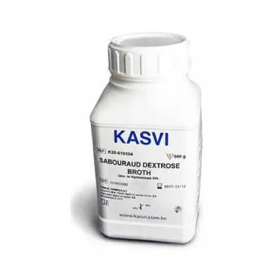 Caldo Sabouraud Dextrose - Frasco 500g | Kasvi