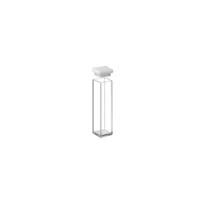 Cubeta em Vidro Óptico 4 Faces Polidas Passo 10mm Volume 3,5ml | Kasvi