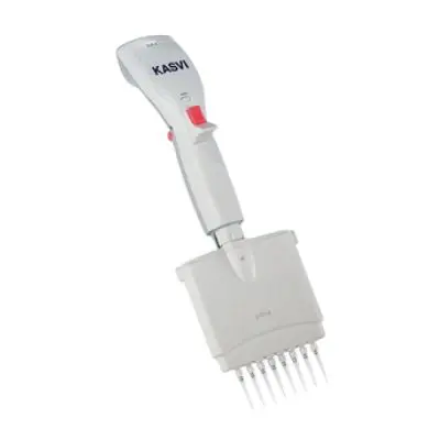 Micropipeta Eletrônica Multicanal 8 Canais - Volume 10-200µl | Kasvi