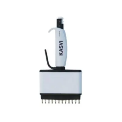 Micropipeta Multicanal - 12 Canais Volume 0,5-10µl - Autoclavável | Kasvi