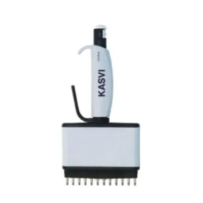 Micropipeta Multicanal - 12 Canais Volume 10-100µl - Autoclavável | Kasvi