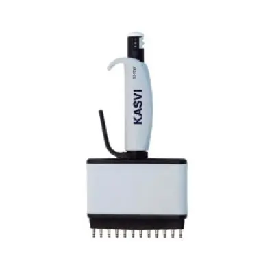 Micropipeta Multicanal - 8 Canais Volume 30-300µl - Autoclavável | Kasvi