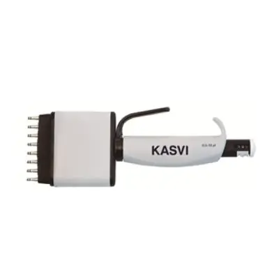 Micropipeta Multicanal - 8 Canais Volume 5-50µl - Autoclavável | Kasvi