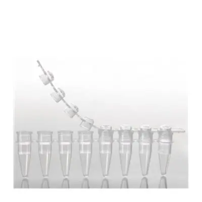 Microtubo Pcr 200µl e Tampas Domed em Tiras 8x Transparente | Kasvi