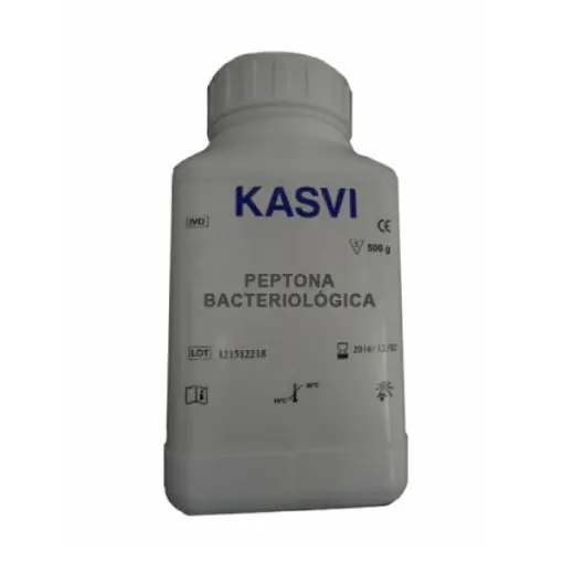 Peptona Bacteriológica - Frasco 500g | Kasvi