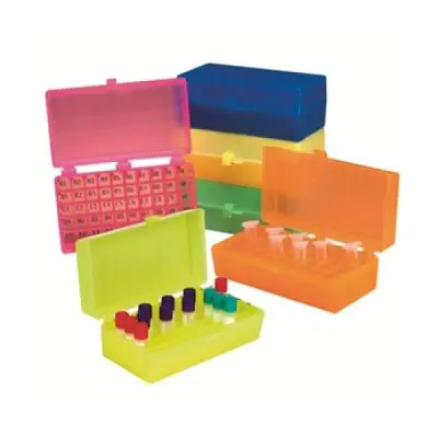 Rack 50 Tubos Criogênicos/microtubos 1,5ml-2,0ml - Cores Sortidas | Kasvi
