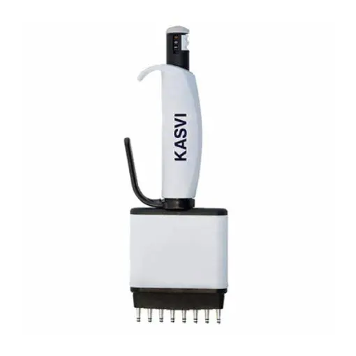 Micropipeta Multicanal – 8 Canais – Volume 5-50µL – Cor Cinza – Modelo K1-50-8 | Kasvi