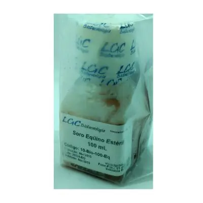 Soro Equino filtrado e estéril (Nacional) | 100mL (10-BIO100-EQ)