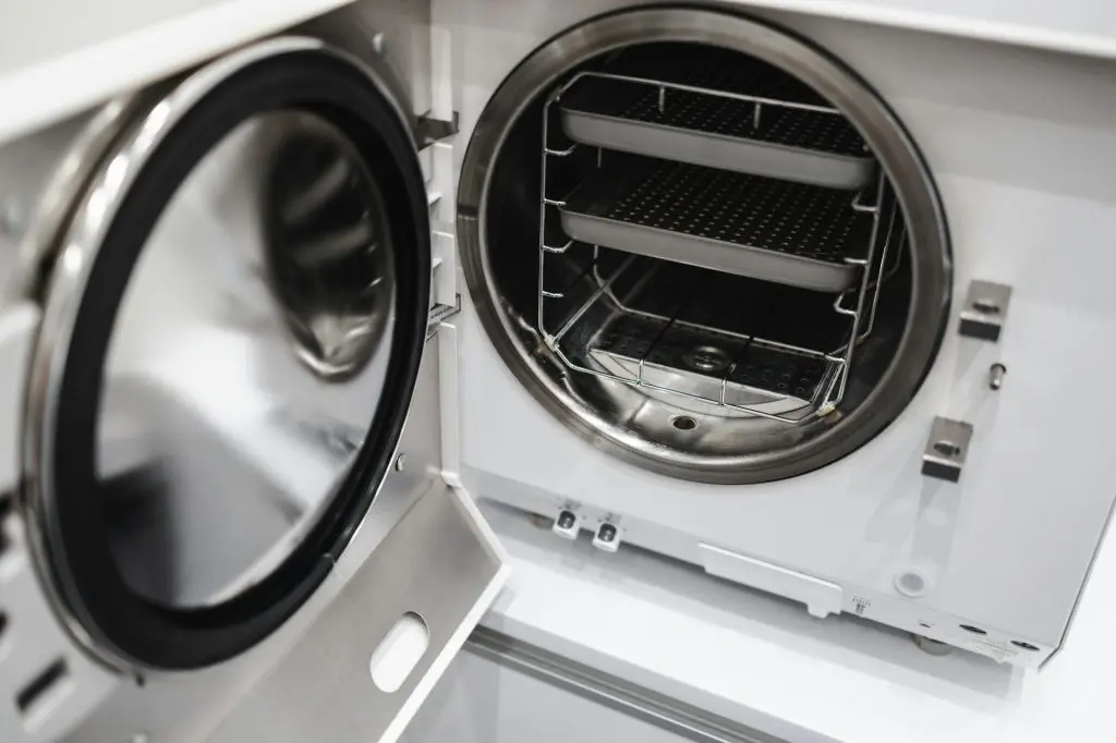 Autoclave in the sterilization room