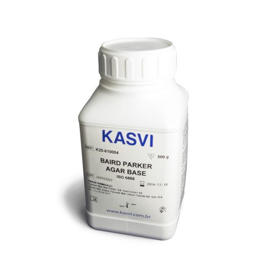 Agar Baird-parker Base - Frasco 500g - Kasvi