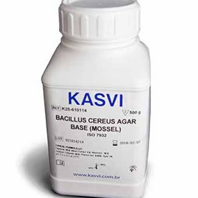 Agar Base Bacillus Cereus (mossel) - Frasco 500g - Kasvi